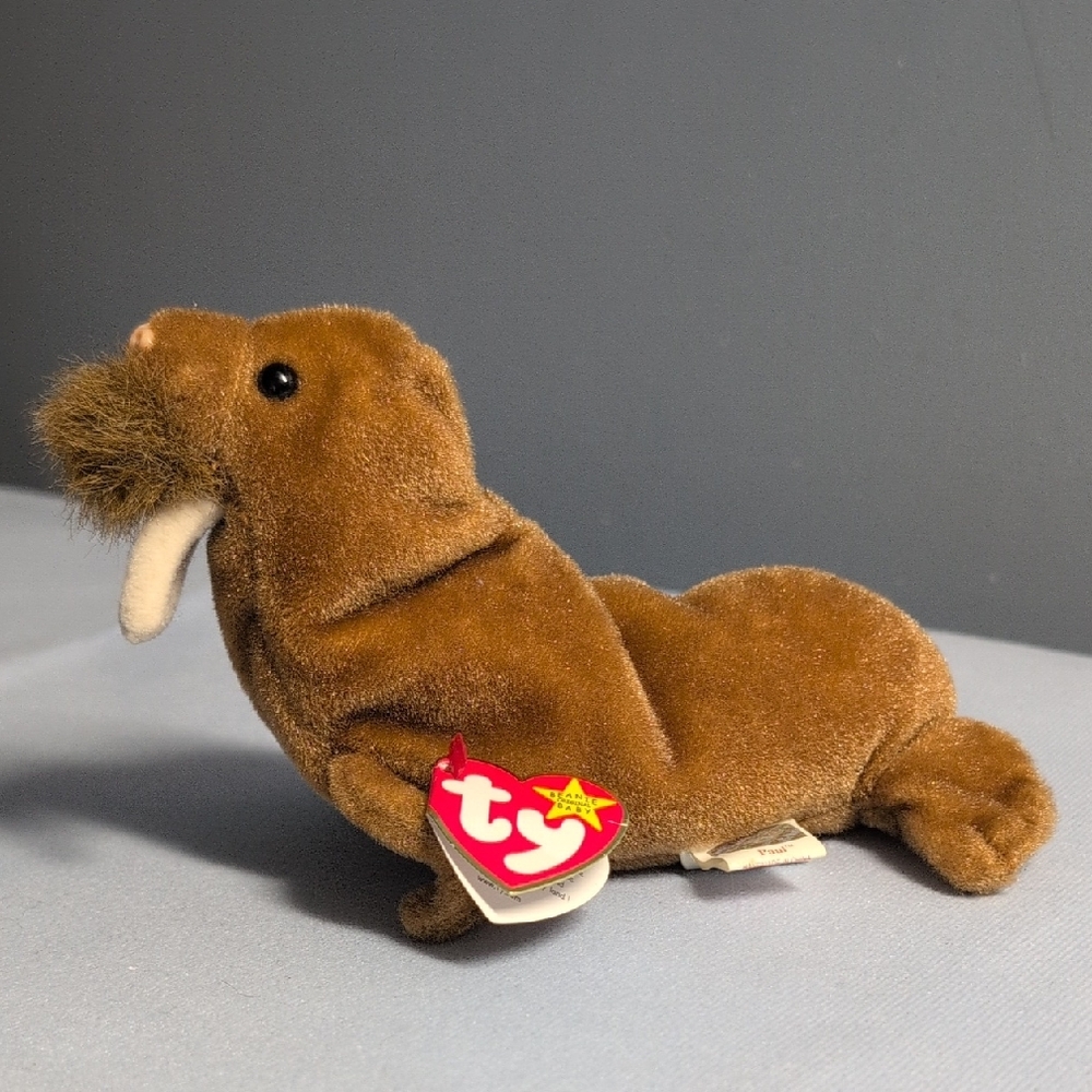🌈5/$20🌈 Bundle!😍Paul The Walrus  Ty The Beanie Babies Collection